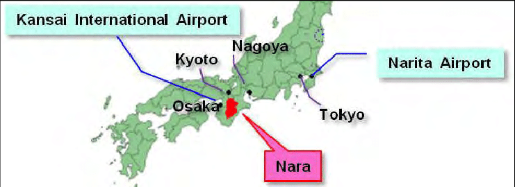 Nara cách Tokyo bao xa